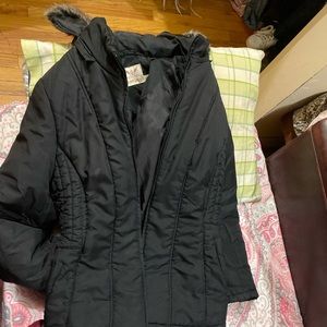 Black winter coat